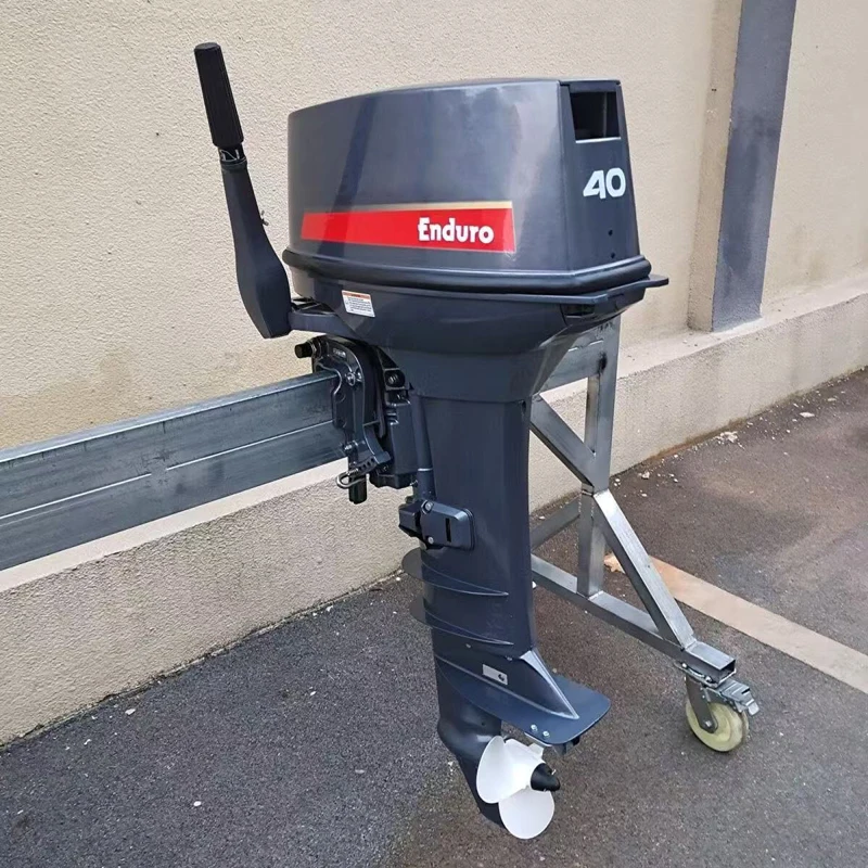 Hot Sale Enduro Outboard Marine Engine 40hp 2-stroke Water-cooled Gas Boat Motor E40X E40G E40J China Manufacturing for Boats