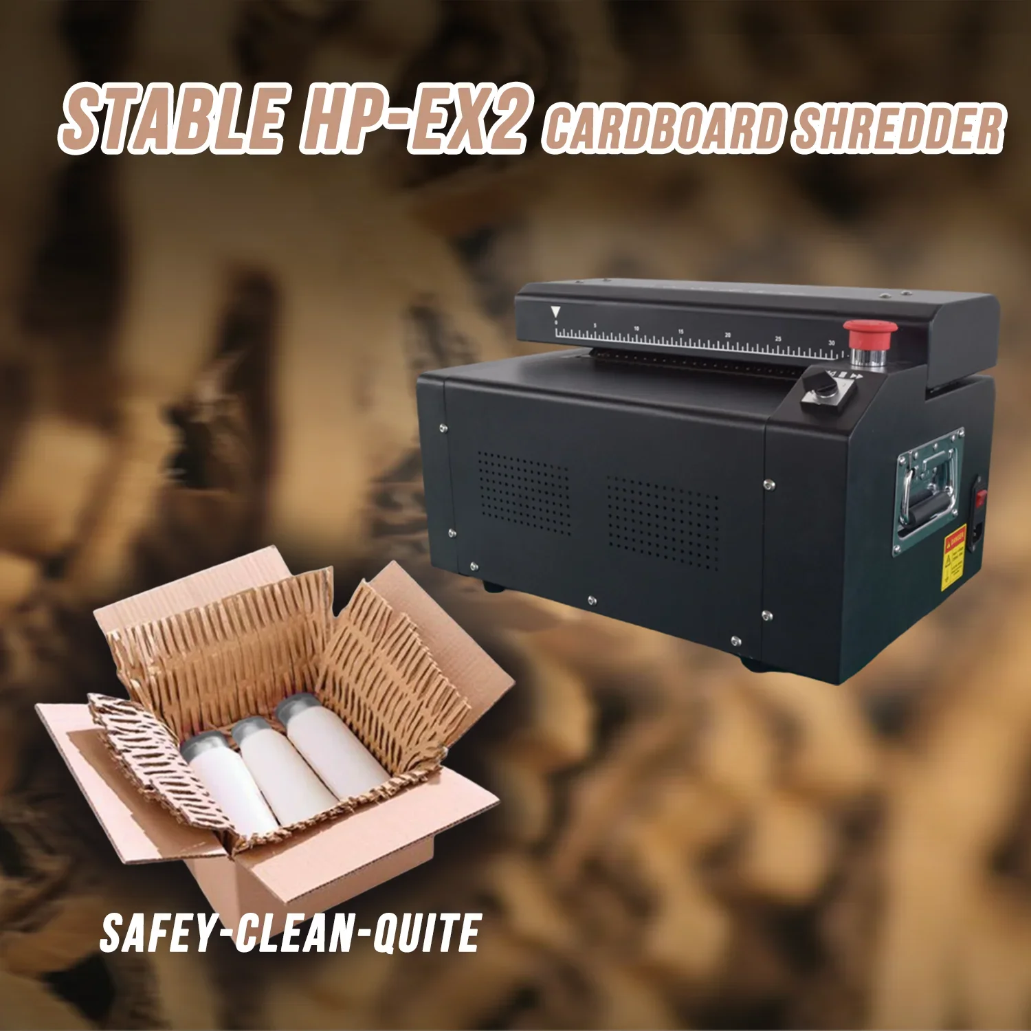 Cardboard Kraft Paper Converts Shredder Machine