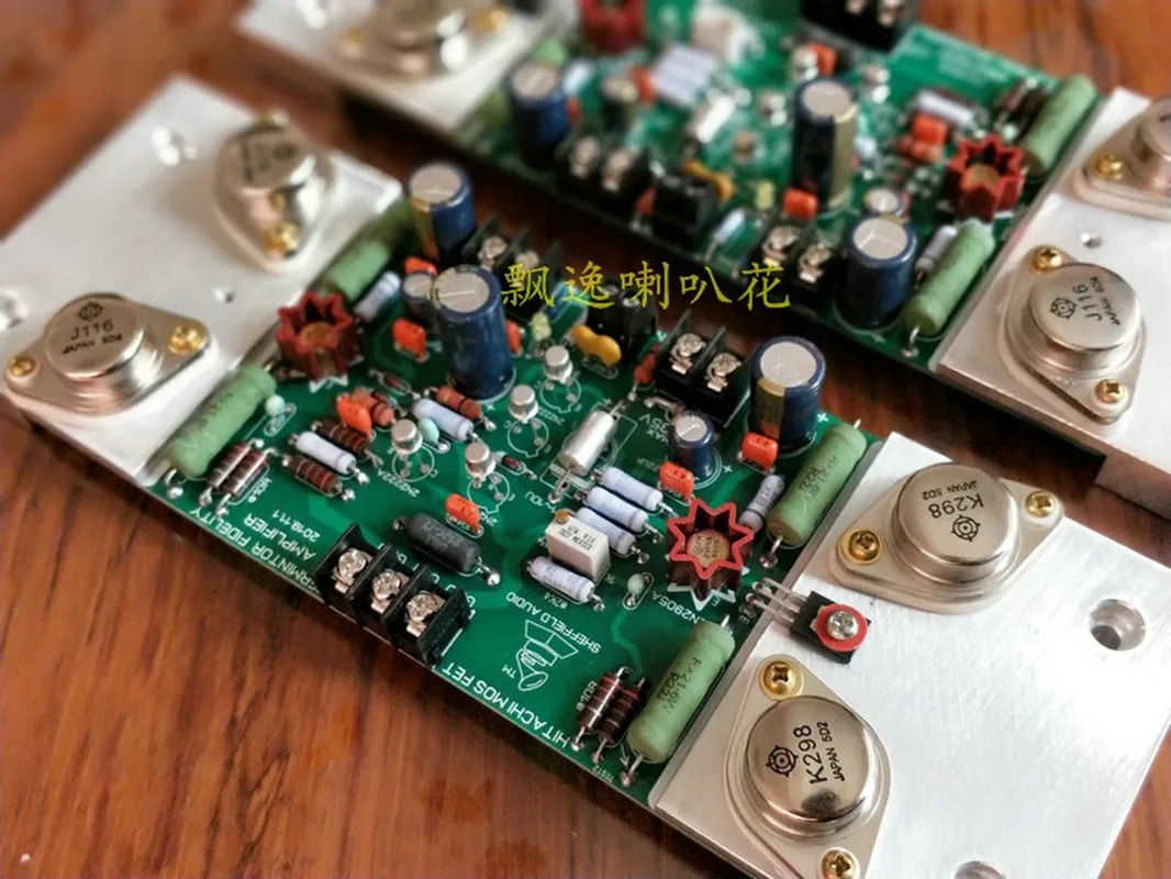 HITACHI-placa amplificadora de etapa trasera pura, tubo MOS Clase A sellado dorado, 2SK176, 2SJ56/2SK298, 2SJ116/2SK1058, 2SJ162, MJ, estéreo