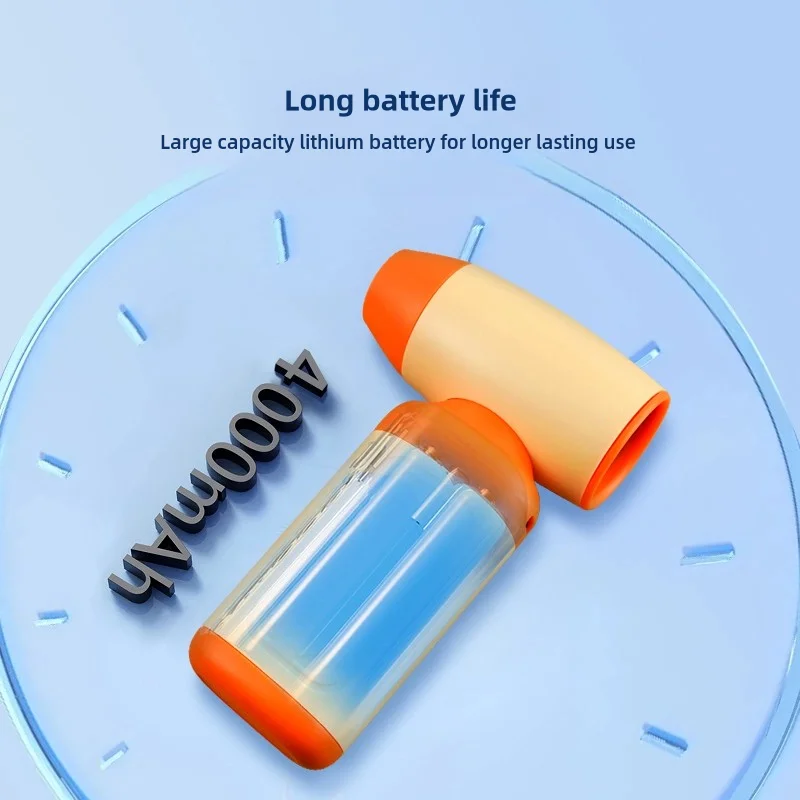 Wireless Cordless 150000 RPM Mini Turbo Fan, 3 Speeds Electric Compressed Type-C Fast Charging Jet Air Duster Blower view 3