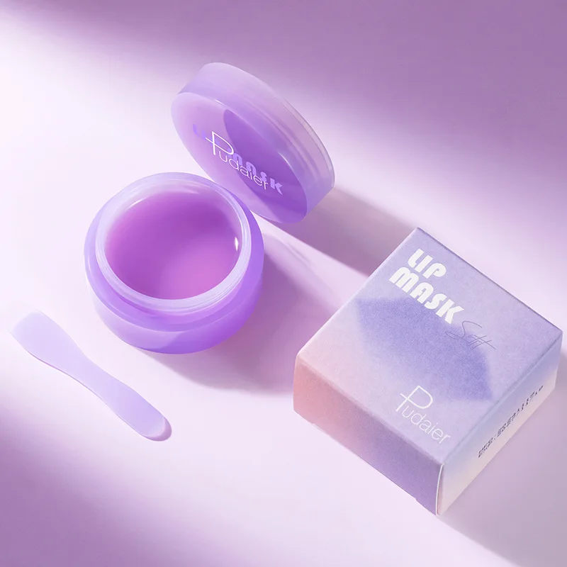 Mascarilla labial durante la noche, 10g, tratamiento hidratante, reparación de labios secos y agrietados, Reduce las líneas finas, elimina las células de la piel muerta