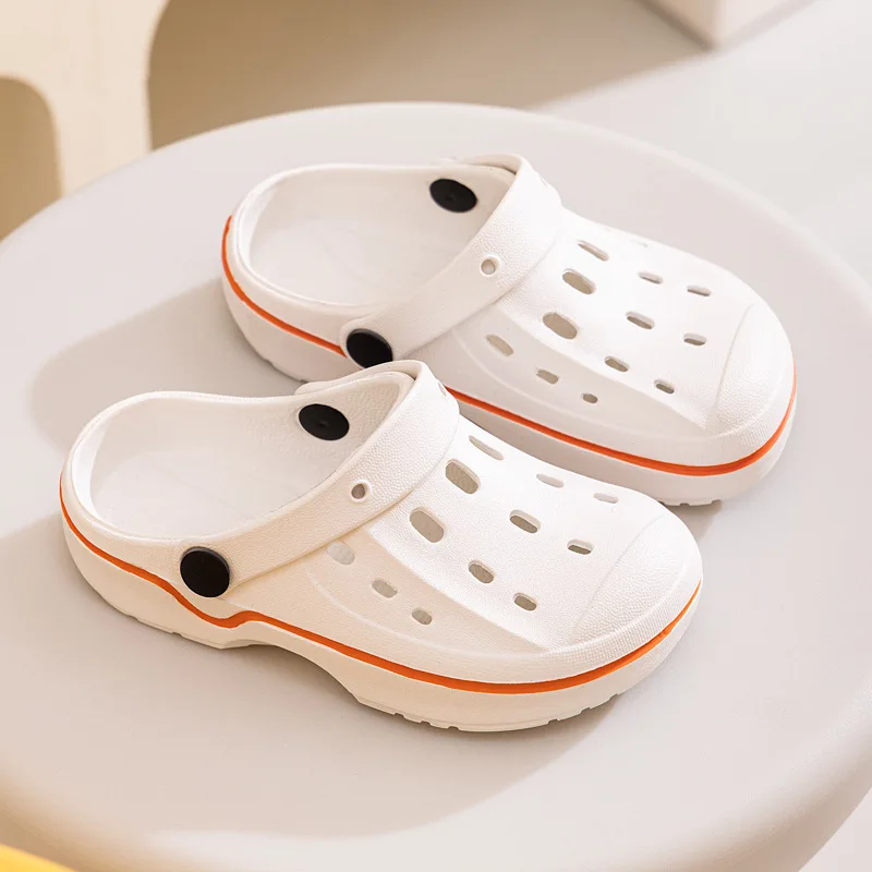 Summer Baby Girl Hole Shoes Sandals Boy Beach Slippers Infantil Children\'s Garden Shoes Non-Slip Floor Quick Drying Shoes A1214