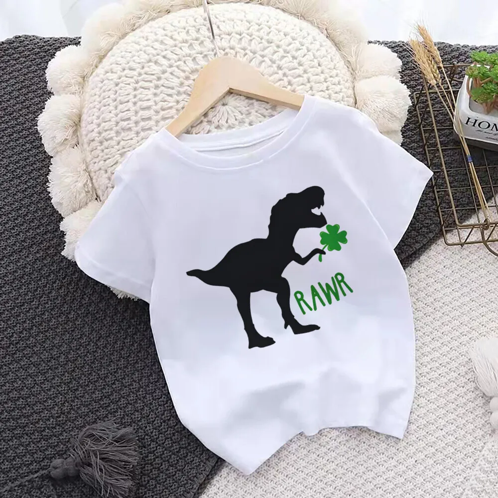 Camiseta con estampado irlandés para niños y niñas, ropa para el Día de San Patricio, regalo para el Día de San Patricio