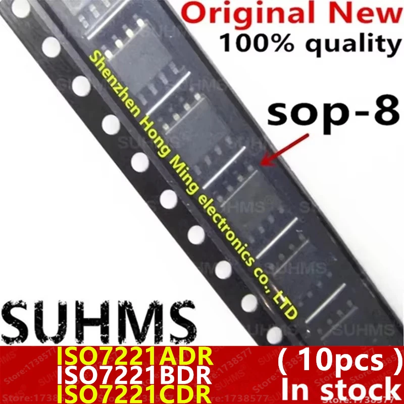 (10piece)100% New ISO7221ADR ISO7221BDR ISO7221CDR ISO7221A ISO7221B ISO7221C 17221A 17221B 17221C I7221A I7221B I7221C SOP-8