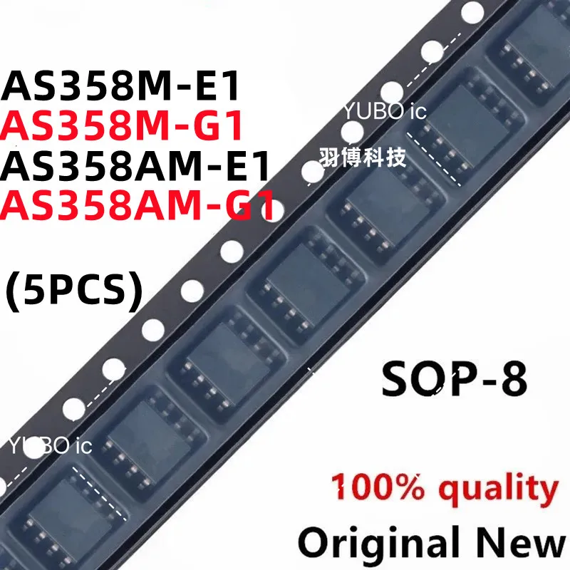 (5piece)100% New AS358M-E1 AS358M-G1 AS358AM-E1 AS358AM-G1 sop-8 Chipset