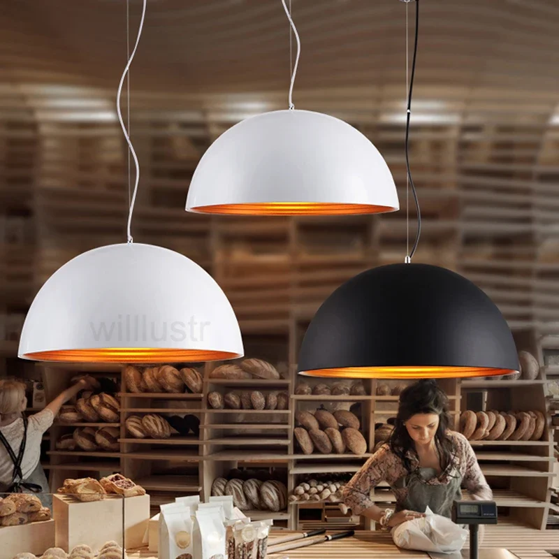 

Metal Pendant Lamp Garden Aluminum Suspension Light Gold Silver Cafe Restaurant Office Home Hotel Hanging Ceiling Chandelier