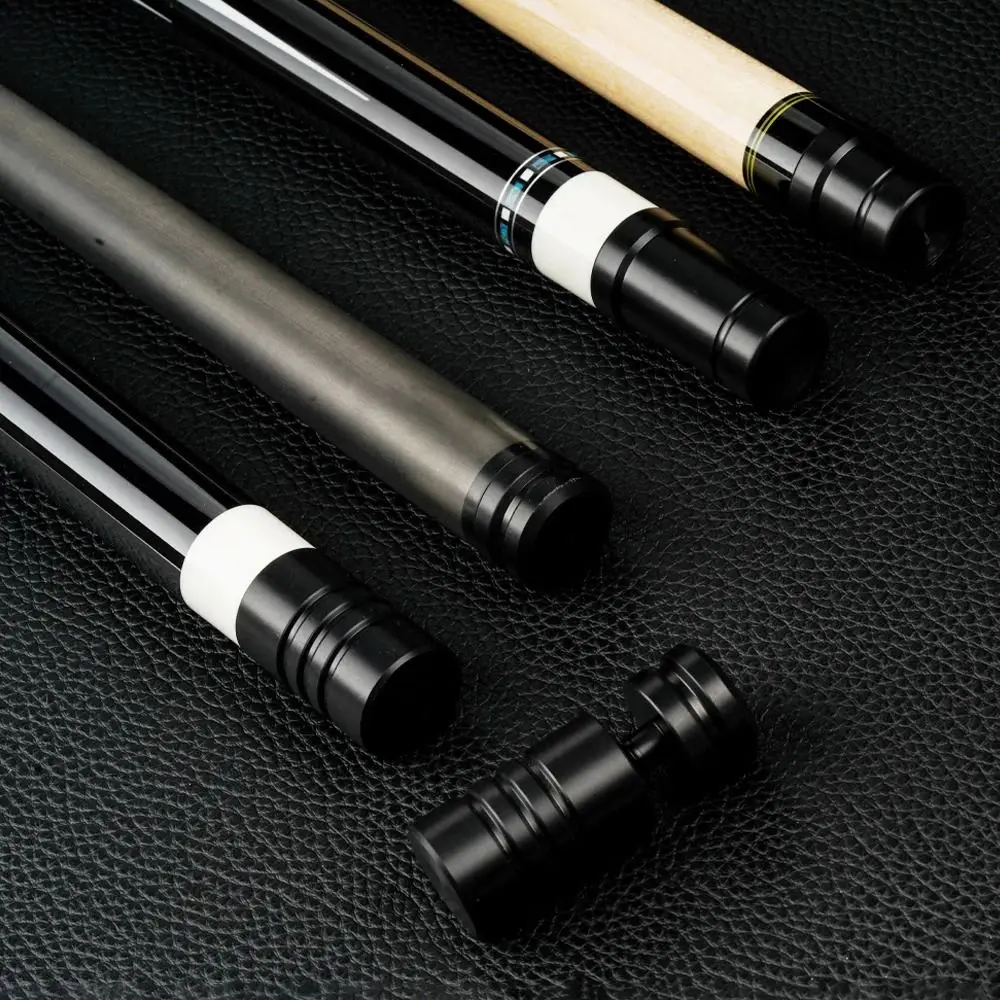 1 Set Langlebiger Spezieller Billard-Queue-Gelenkschutz aus Kunststoff, Schwarze Gelenkkappen, Mittelgelenk-Schutzabdeckung für Uni-Loc Wavy – Detail 8