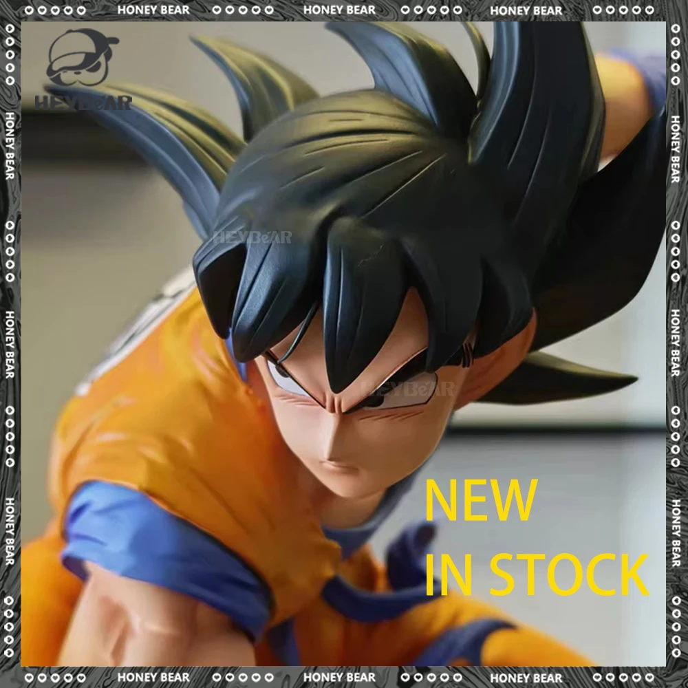 

In Stock Dragon Ball Z Anime Figures Son Goku Figures Hand Up Wukong Action Figure Pvc Collection Model Room Decoration Gift Toy