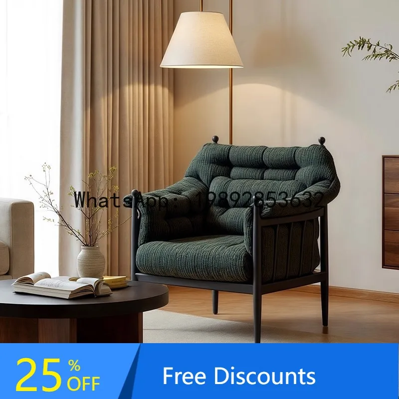 

YFY Mid-Century Style Single Sofa Chair for Small and Large Homes, Living Room Backrest Chair, Designer Leisure Chair