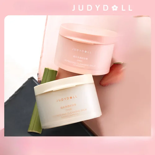 Judydoll 핑크 잉크, 부드러운 클렌징 및 보습, 타이트하지 않음, 여드름 차단 없음, 피부 영양 및 메이크업, 우유 제거 