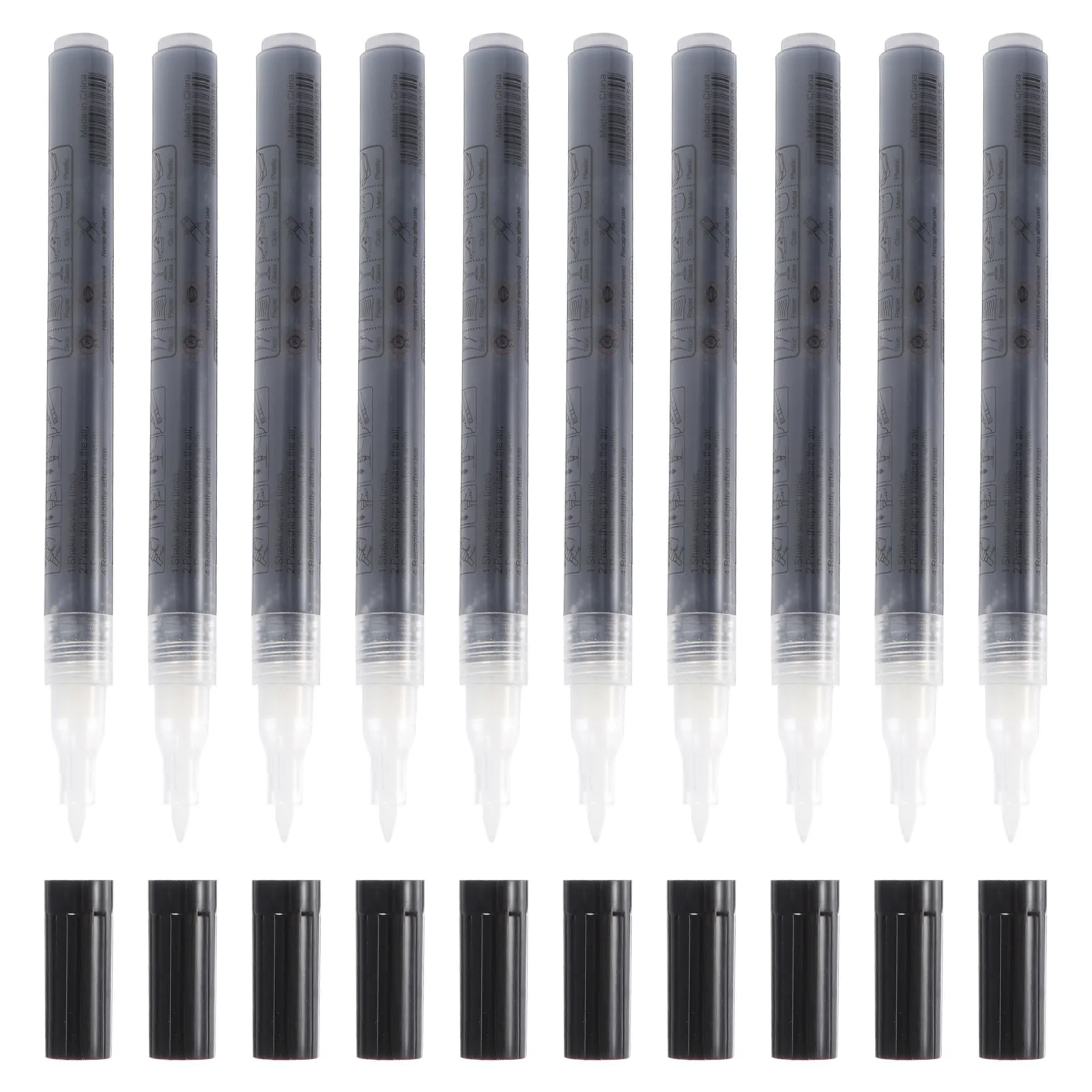 

10Pcs Marker Pens Odorless Paint Markers Professional Art Supplies for Drawing Coloring DIY Students Stationery