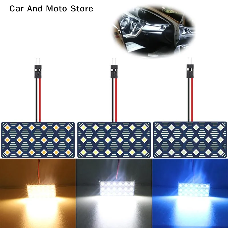 

【CMO】18SMD Reading Lamp White/Warm White/Blue Led Car Parking Bulb Auto Interior Panel Light Festoon License Plate Light