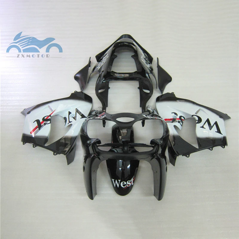 

Customized fairing kits for KAWASAKI Ninja 2000 2001 ZX9R ABS plastic aftermarket fairings kit ZX 9R 00 01 black WEST bodyworks