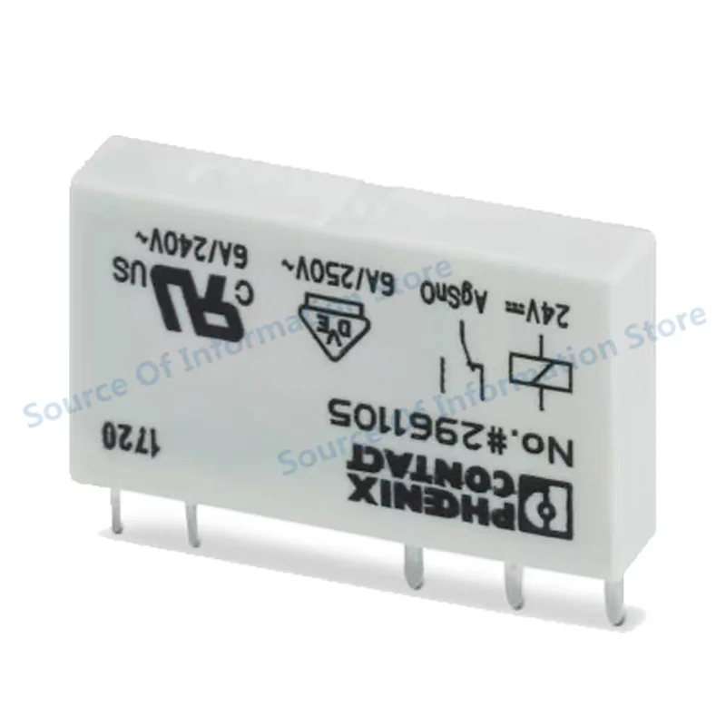 5Pcs REL-MR-24DC/21 2961105 24VDC 6A SPDT Plug-in Relay