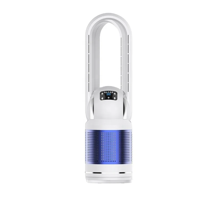 Multifunctional 3 in 1 Bladeless Cooling Heating Tower Fan with HEAP Air Purifier Fan