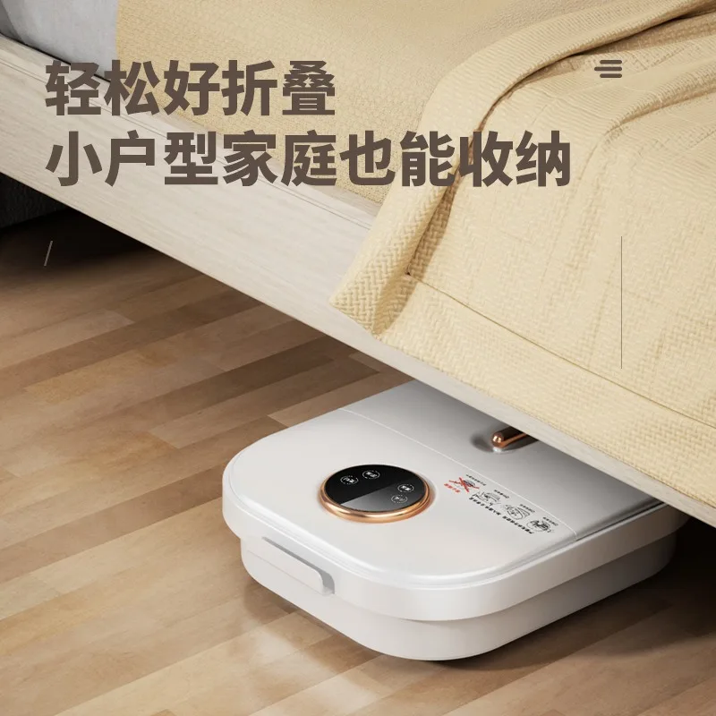 Folding Electric Bath Bucket, Portable Heated Foot Spa Tub, Automatic Heating Massage Basin With Constant Temperature For Home