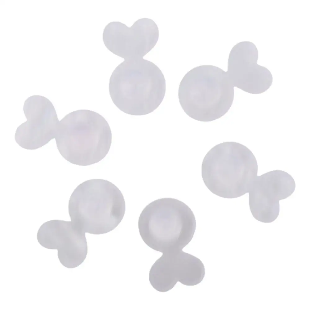 ظهر رافع للأقراط من المطاط الأبيض ، دعامة أقراط أكريليك ، دعامة للأقراط الثقيلة