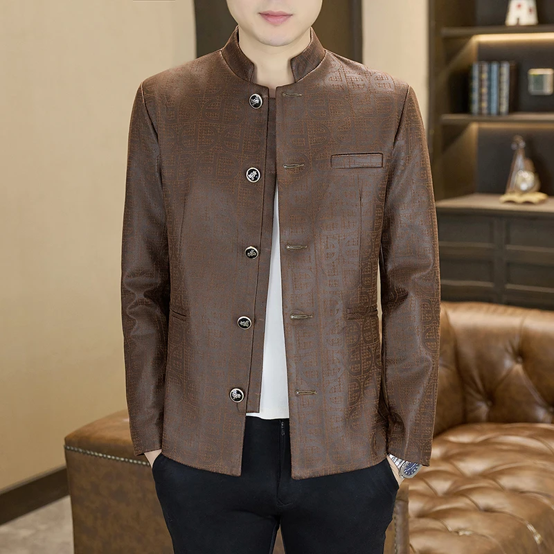 High-Quality Fashionable Trendy All-Match Business Casual Autumn New Stand Collar Cheongsam Tailored Fit Elegant Style