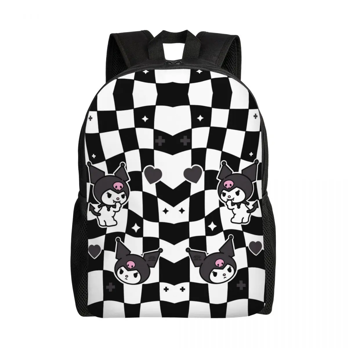 

Custom Kuromi Anime Backpack Women Men Casual Bookbag for School College Bags