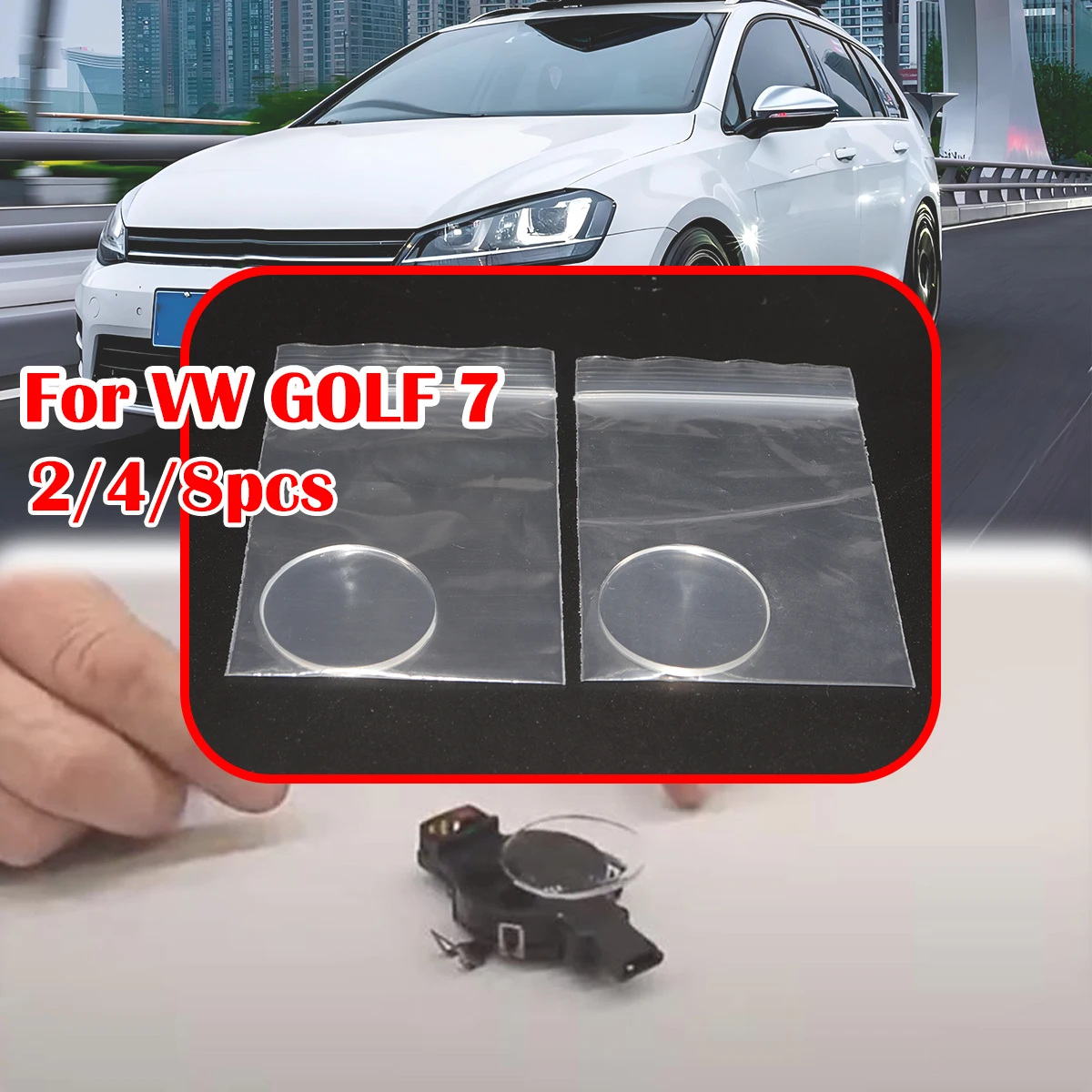 

For VW GOLF 7 Rain Light Sensor Gel Pad Adhesive Film Silicone Cushion Windscreen Chip Repair kit Multi-Purpose Tape 9A795560920