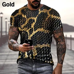 New Fashion Men's Street 3d Animal Print T-Shirt Funny Short Sleeve Tops Cool T-Shirt