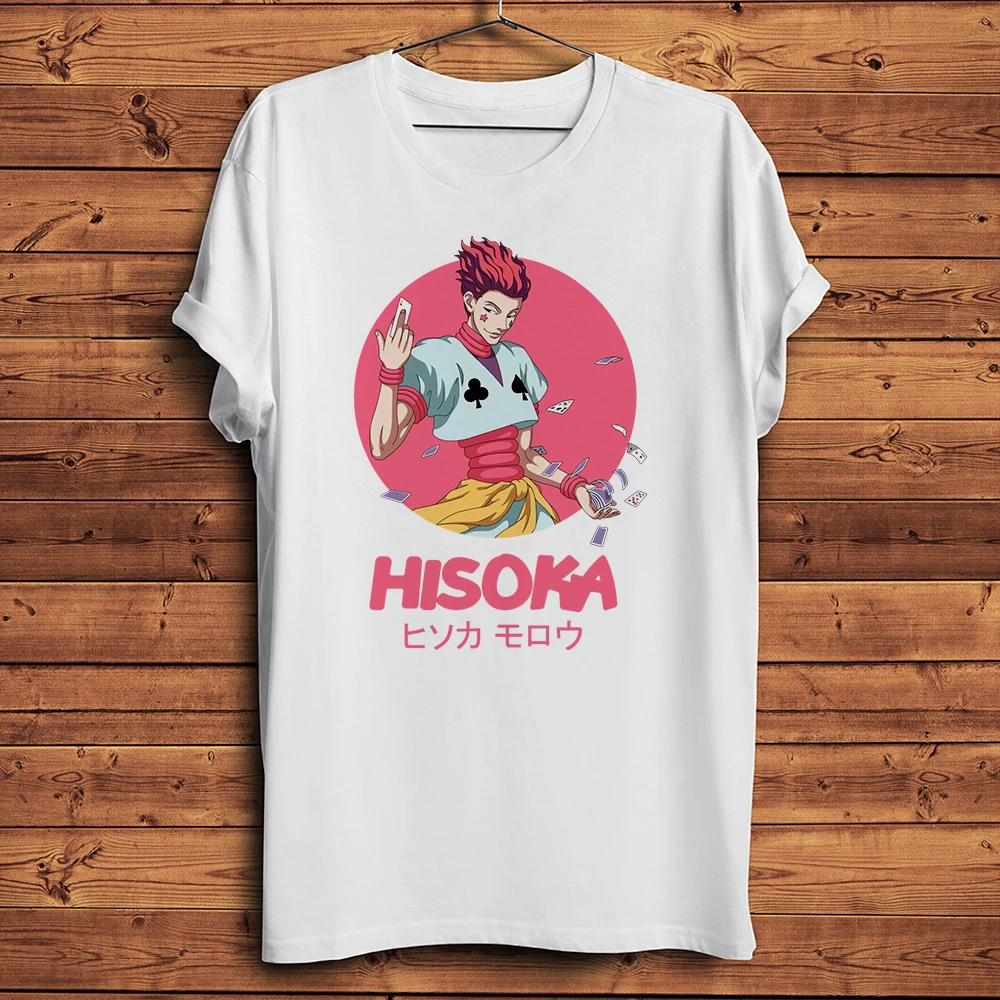 Hunter Hisoka Morow Cool Anime Funny HXH Manga T Shirt Men Short Sleeve Casual TShirt Unisex Daily Breathable Streetwear Tee