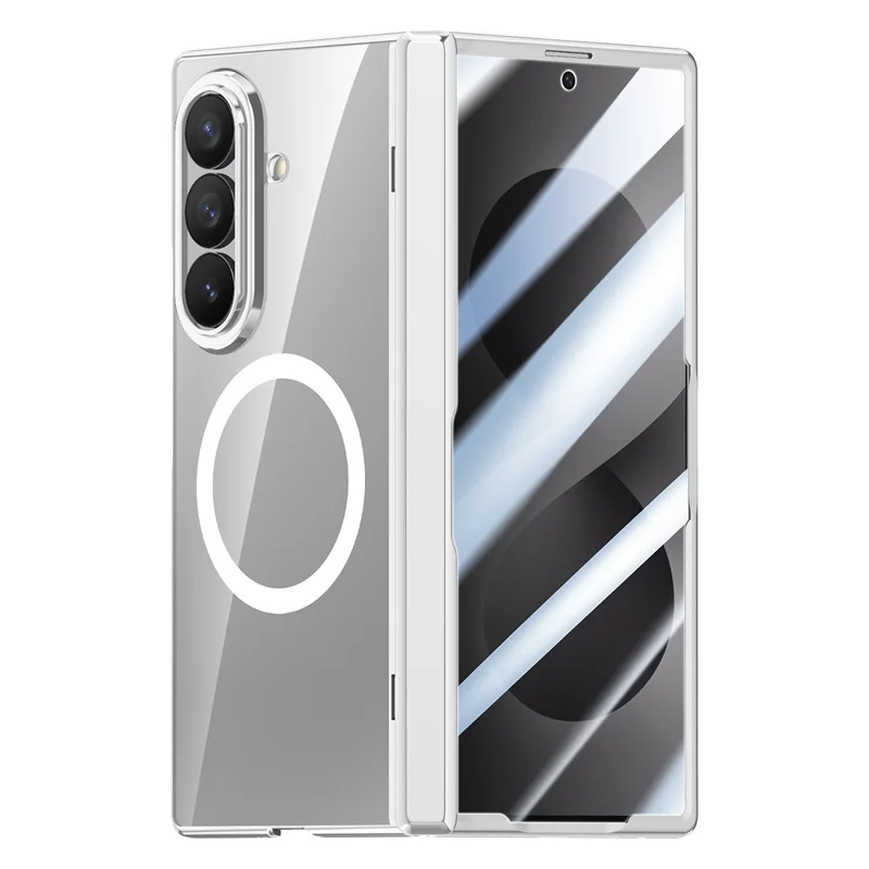 For Samsung Galaxy Z Fold 8Ultra Fold8 Screen Protect Film Hyaline Case Middle Hinge Magnetic For Magsafe Wireless ChargingCover