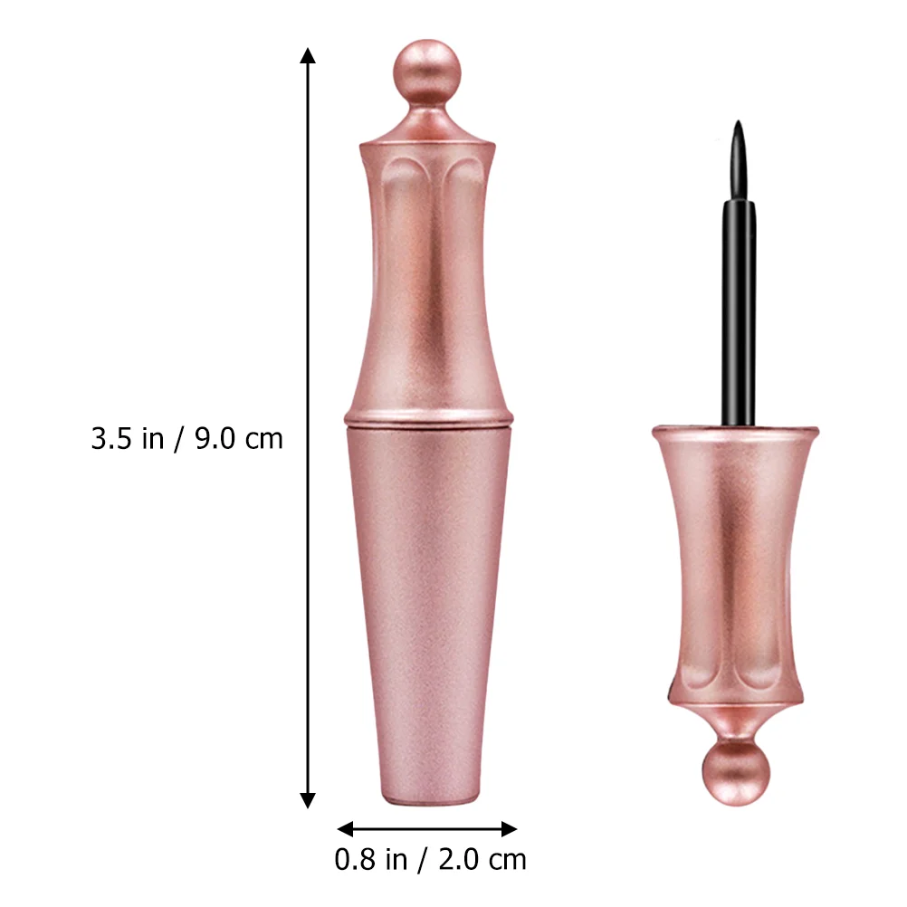 2 Pcs Liquid Eyeliner Black Pencils Liners Magnetic Rose Titanium Oxide Coloring Pigment for False Eyelashes Glue