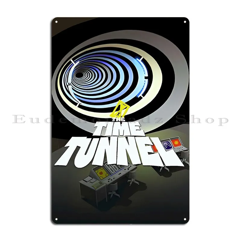 The Time Tunnel 11 Project Tic Toc Hourglass 3 Metal Sign Club Party Print Bar Kitchen Club Tin Sign Poster