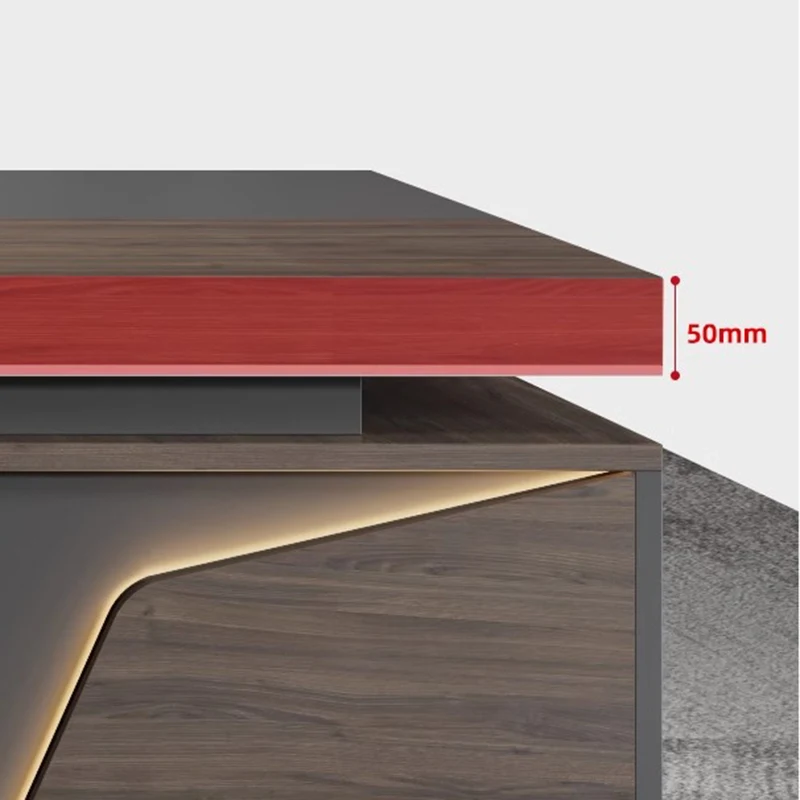 Escritorio de lujo para estudio, mesa moderna para Oficina, recepción, Reunión, consola de conferencias, Escritorio, Oficina, muebles rústicos