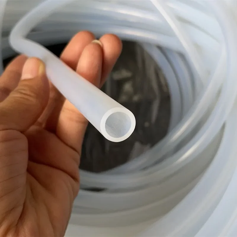 

1 м ID 2 мм-20 мм O-образный силиконовый шланг, трубка перистальтического насоса, гибкая пищевая прозрачная трубка, пивная трубка, трубка для молочного шланга