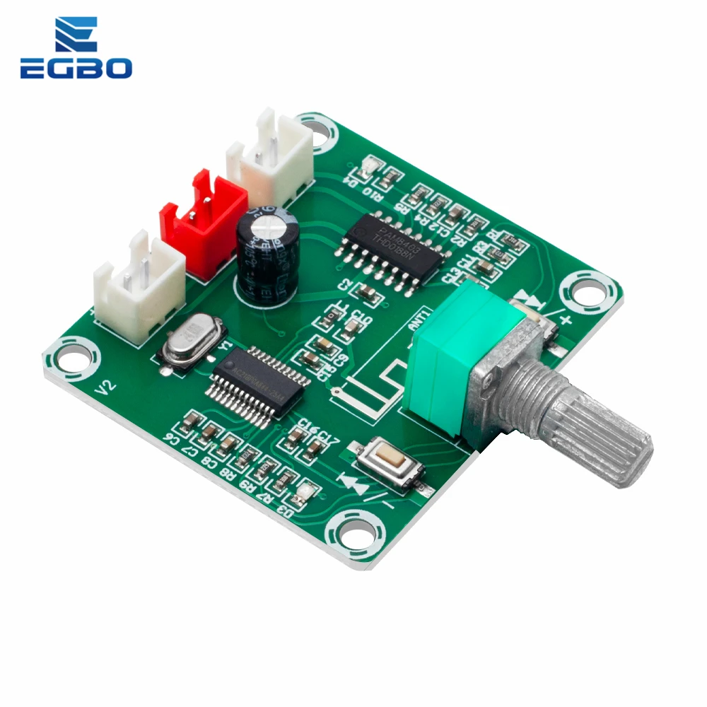 XH-A158 ultra clear Bluetooth 5.0 power amplifier board pam8403 small power DIY wireless speaker amplifier board 5W*2