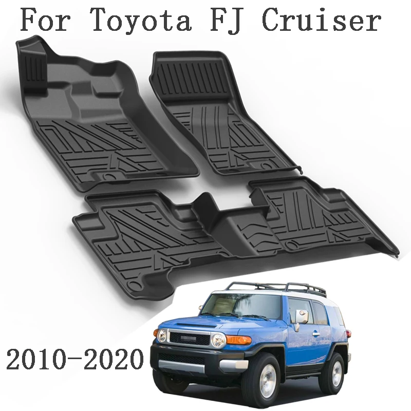 

LHD Car Floor Mats For Toyota FJ Cruiser 2010 - 2015 2018 2020 TPE Left-hand Drive Automatic Car Floor Mats Carpet Accessories