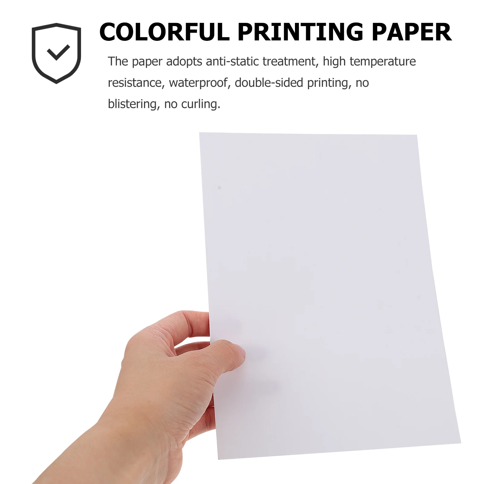 100 hojas de papel recubierto, papeles fotográficos de impresión para impresora de imágenes, bonito A5, alto brillo, profesional, creativo, doble cara, útil