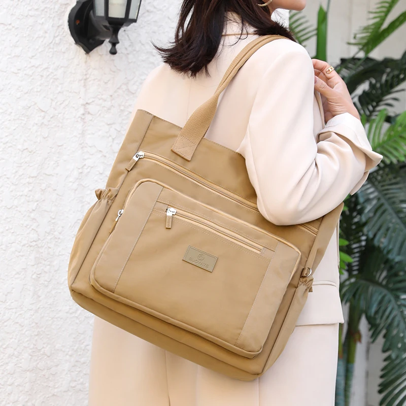 Fashion Handbags High Capacity Female Top-handle bag Women's Shoulder Bag Nylon Travel Totes Bags Shopping hand bag Beach bag