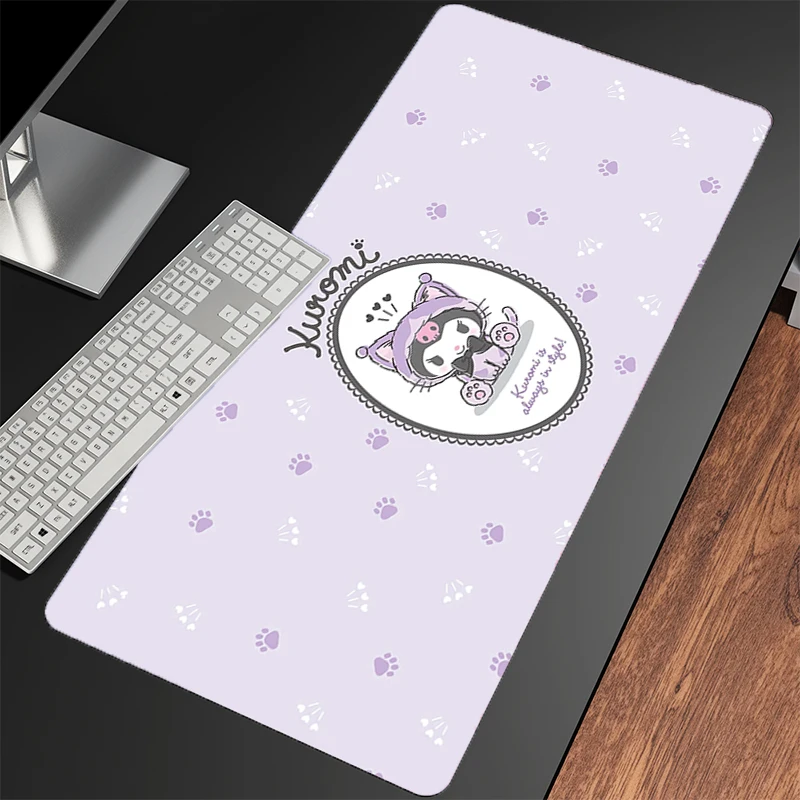 Anime Gaming Speed Mouse Pad Pochacco Extended Desk Mat Kawaii XXL Gamer Cabinet Mouse Mat Keyboard Mousepad Computer Desk Mat