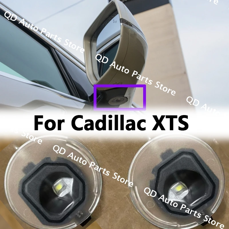 

1PC Left and Right For Cadillac XTS Reversing Mirror Floor Light Rearview Mirror LED Welcome Light