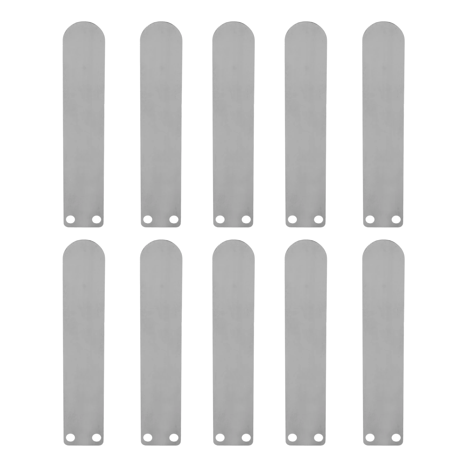 10Pcs Air Compressor Valve Plate Tongue Shape Cast Iron Intake and Exhaust Accessories80 Intake Long Plate