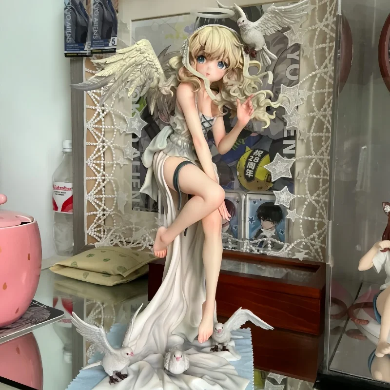 

In Stock Anime Little Angel Ariel Girl Action Figure Model Animation Peripheral Toys Statue Collectible Model Surprise Presents