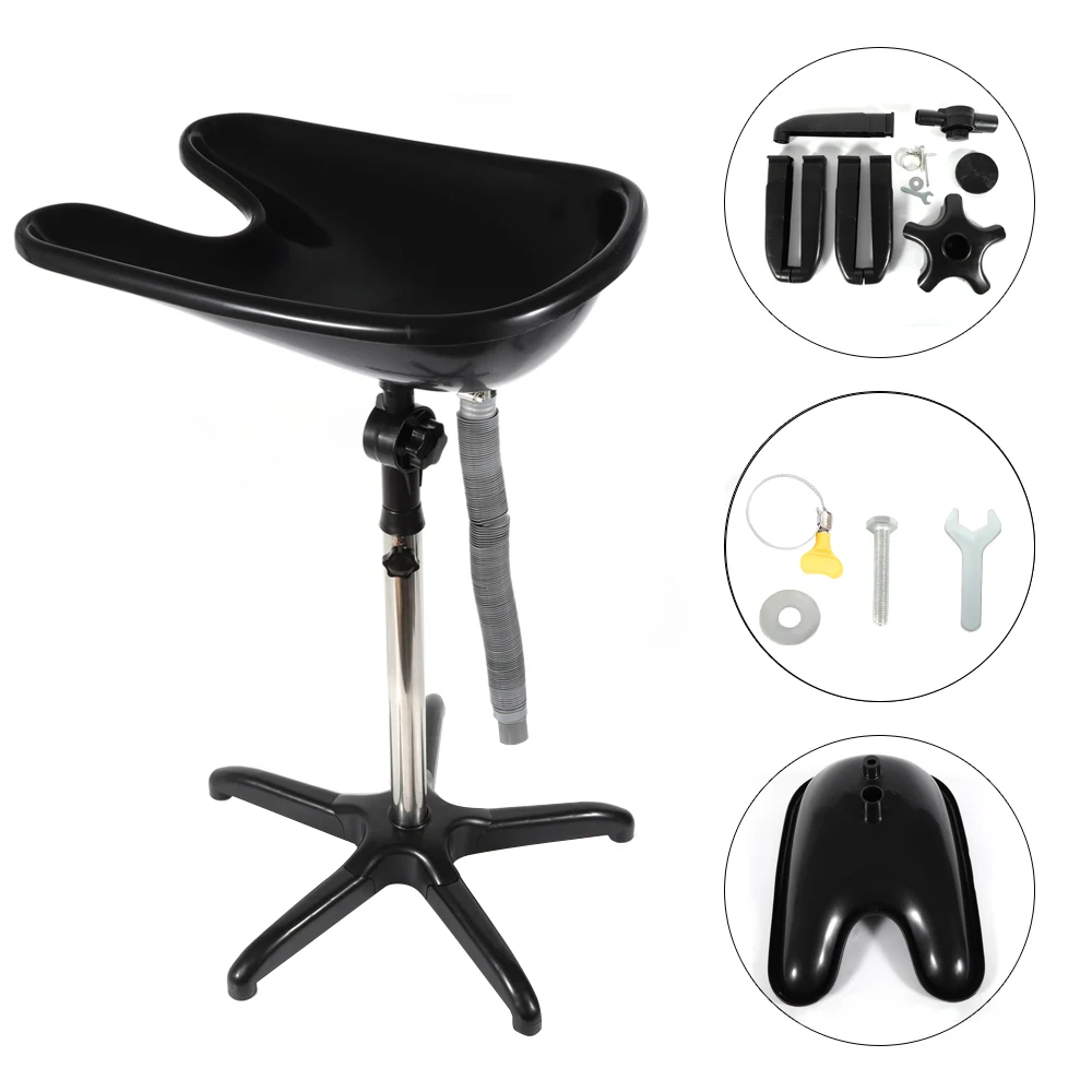 Portable Salon 74-112cm Hair Washing Mobile Basin Sink Shampoo Sink Backwash Sink Bowl For Salon