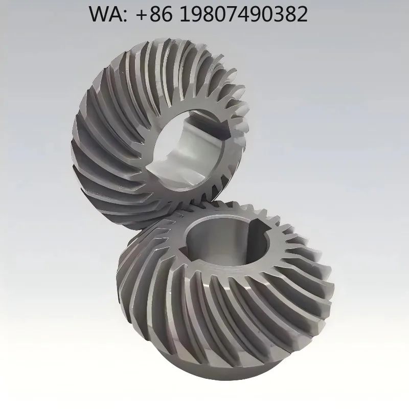 

Multi-material Forged Spiral Bevel Mining Gear, CNC Machined Wheel Pinion, High Strength Heavy Load Drive Part for Construction