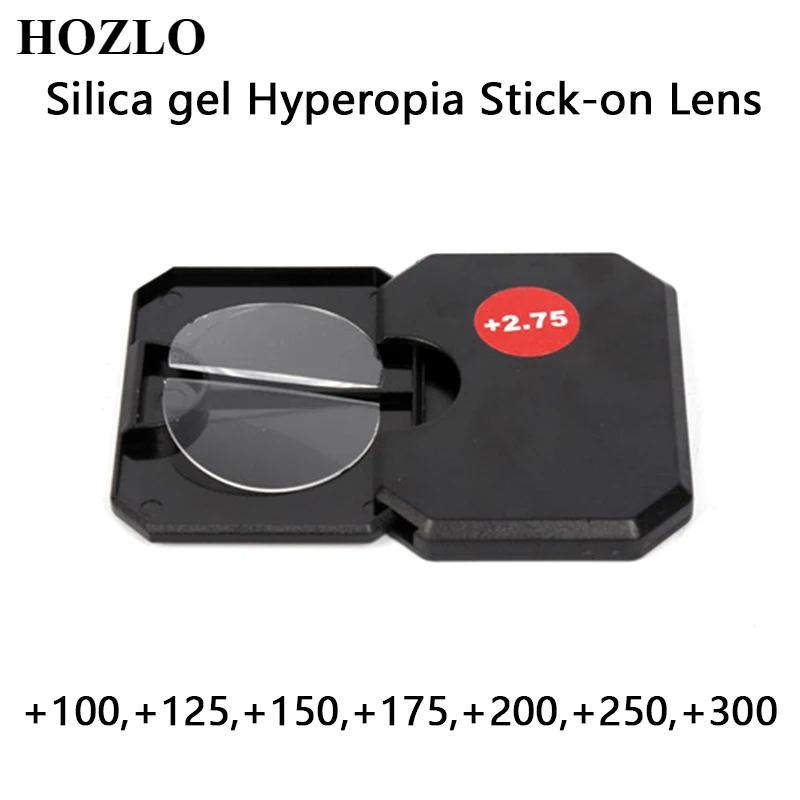 

Silica gel Hyperopia Stick-on Lens New Bifocal Reading Glasses Reusable Lens Magnifier For Use Sunglasses Transparent Spectacles