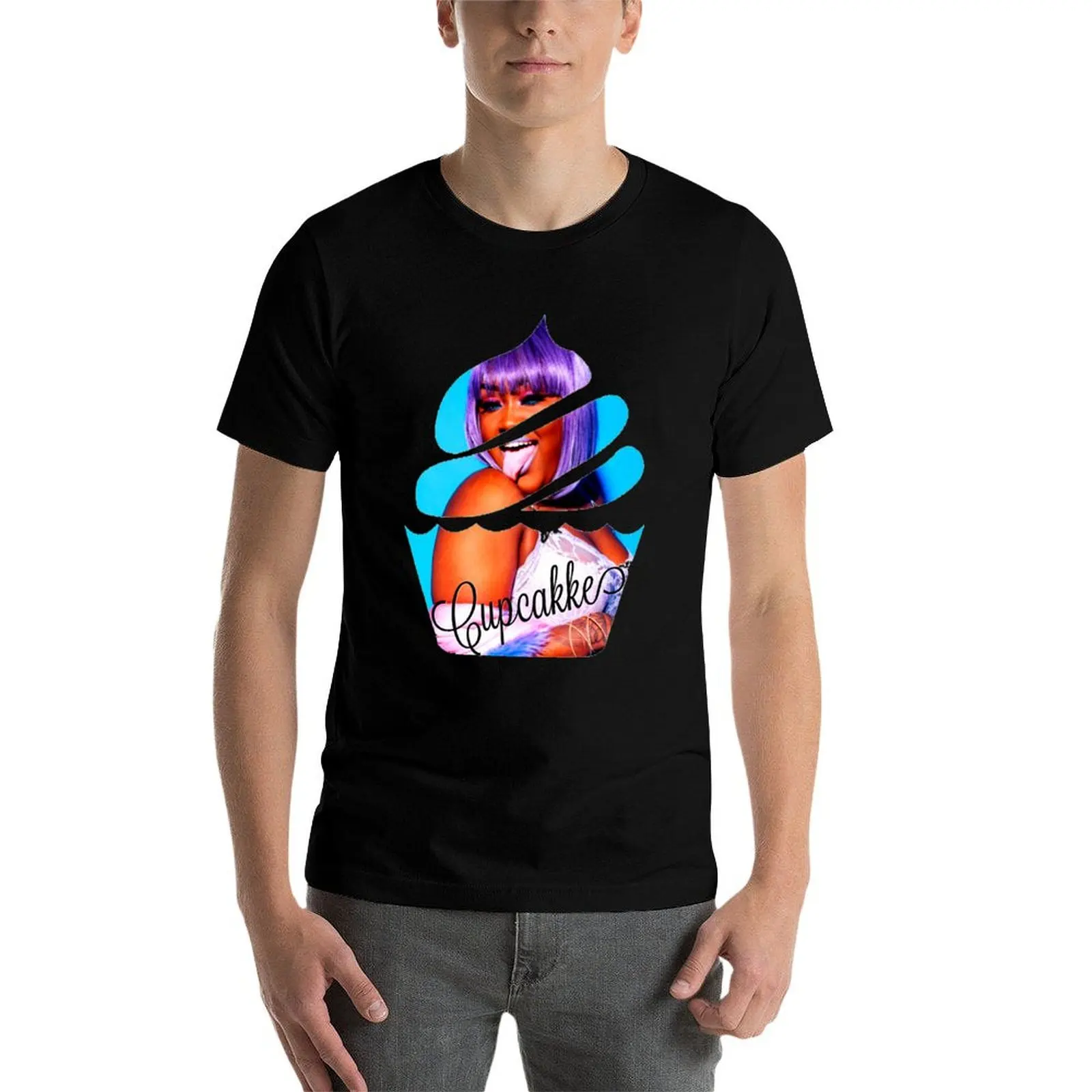 Cupcakke in a cupcake T-Shirt anime t shirts plus size tops new gifts and t-shirts mens designer t shirt