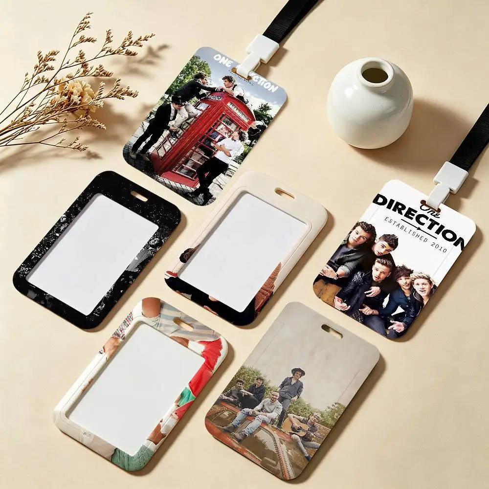 

O-One D-Direction ID Badge Holder With Lanyard Neck Strap For Office School Name Card Credentials Case
