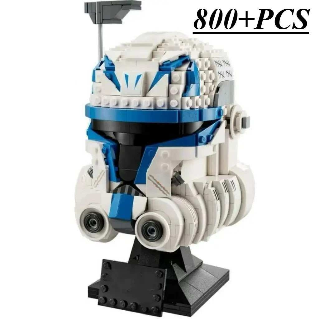 핫토이 우주선 블록 조립 스타 파이터 파일럿 만달로리안 헬멧 MOC TIE 루크 스카이워커 모델 조립 키즈 선물