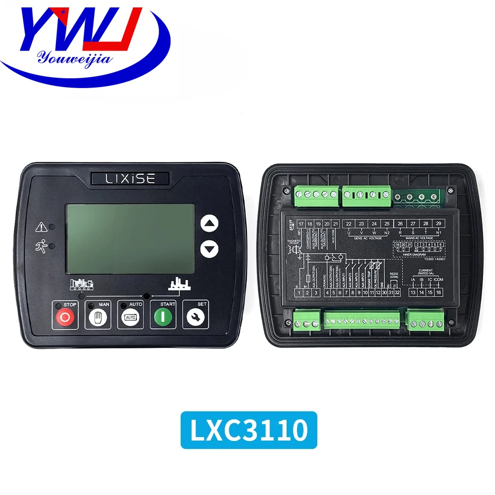 LIXiSE LXC3110 LXC3120 Auto Start Stop Generator Controller Module Diesel  Control Board Panel Generator Accessories Parts