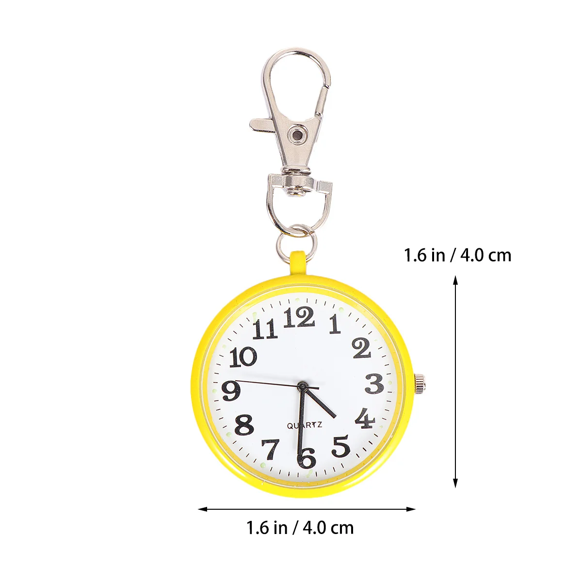 Retro Yellow Pendant Chain Necklace Vintage Pocket Watch Hanging Watch Elegant Necklace Alternative Men Women Gift Fashion Party