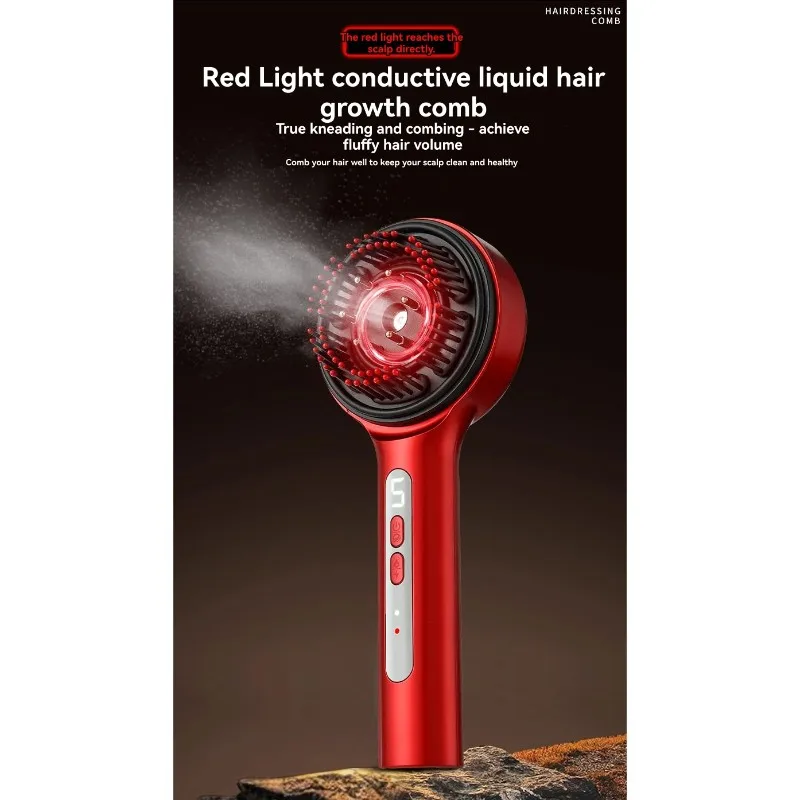 FZFZ For Hair Growth For Hair Growth Multifunctional Red Light Scalp Massager Comb For Hair Growth