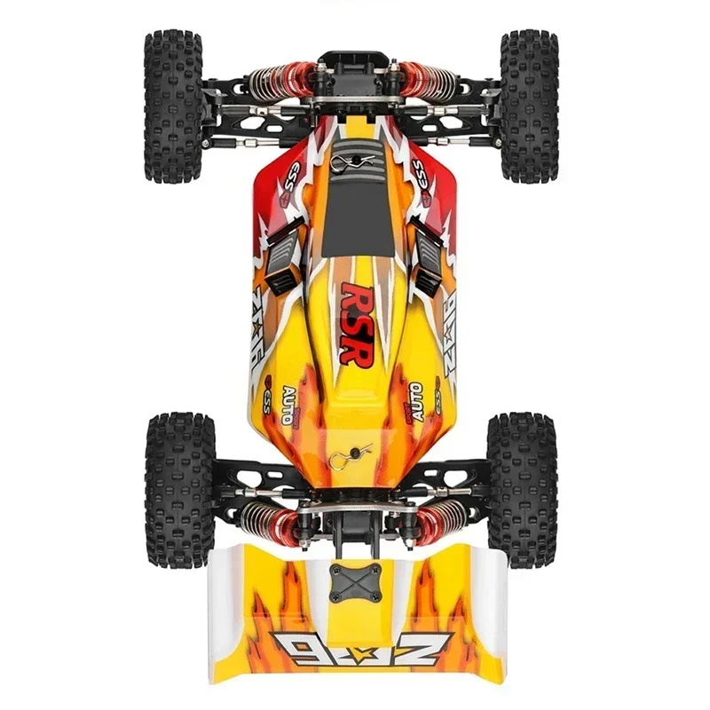 Juego de alas traseras para cubierta de coche, carcasa de carrocería de coche RC para Wltoys 144001 144010   Accesorios de repuesto de piezas de actualización de coche RC 1/14