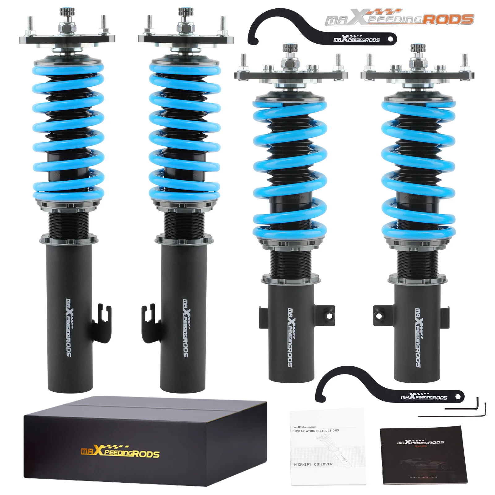 

24 Way Damper Coilovers Lowering Kit For Subaru Impreza WRX GC8 1992-2000 Return